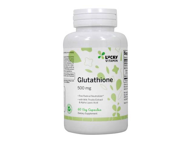 LuckyVitamin - Glutathione Free Radical Neutralizer 500 mg. - 60 Veg Capsules