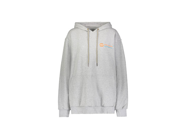 Heated Hoodie With Rechargeable Battery (Grey/Large)