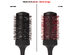 Ceramic Porcupine Thermal Brush with Heating Color Indicator (2")