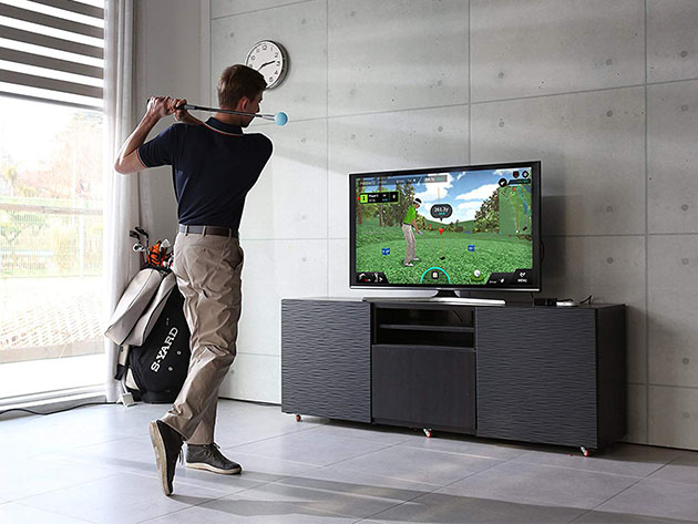PhiGolf: Mobile & Home Smart Golf Simulator with Swing Stick