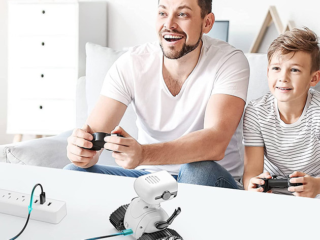 Rechargeable RC Robot for Kids with Music & LED Lights (2-pack)