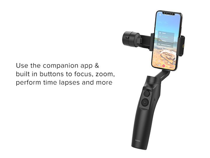 New Moza Mini-MI Wireless fashion Phone Charging Gimbal - iOS or Android App Operation