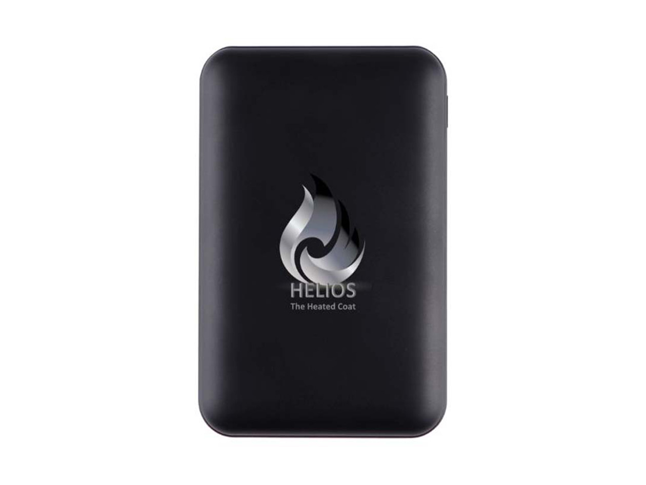 Men's Helios Hybrid Heated Coat with Power Bank (Black/Medium)