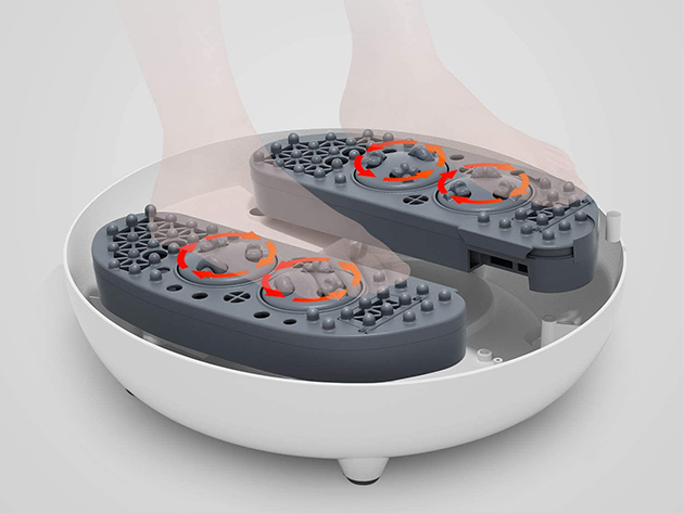 oFlexiSpa™ Steam Foot Spa Bath Massager