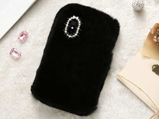 Fur Apple iPhone X Case (Hot Pink)