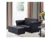 Costway Kids Sofa Armrest Chair Couch Lounge in Black 