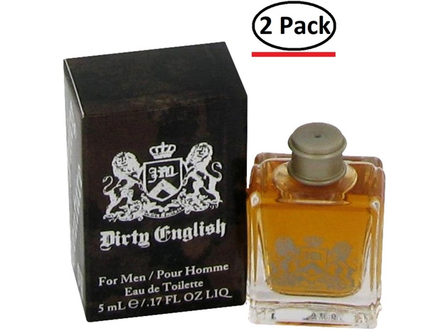 Dirty English by Juicy Couture Mini EDT .17 oz for Men (Package of 2)