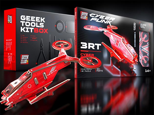 Geeek Club 3RT Cyber Copter Tool Kit StackSocial