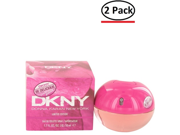 Be Delicious Fresh Blossom Juiced by Donna Karan Eau De Toilette Spray 1.7 oz for Women (Package of 2)