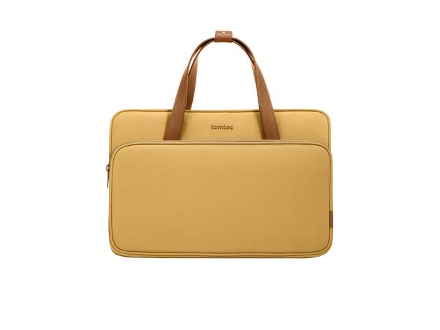 tomtoc Premium H22 Laptop Shoulder Bag for 14 inch MacBook Pro Yellow