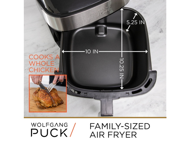 9.7QT Stainless Steel Air Fryer
