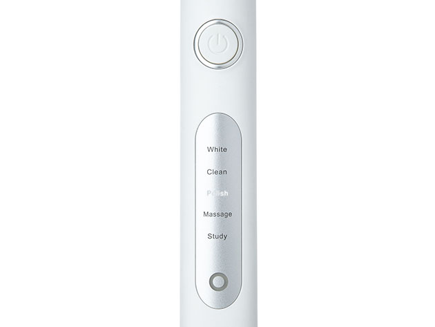 Electric Sonic Toothbrush with USB Charging Dock (White)