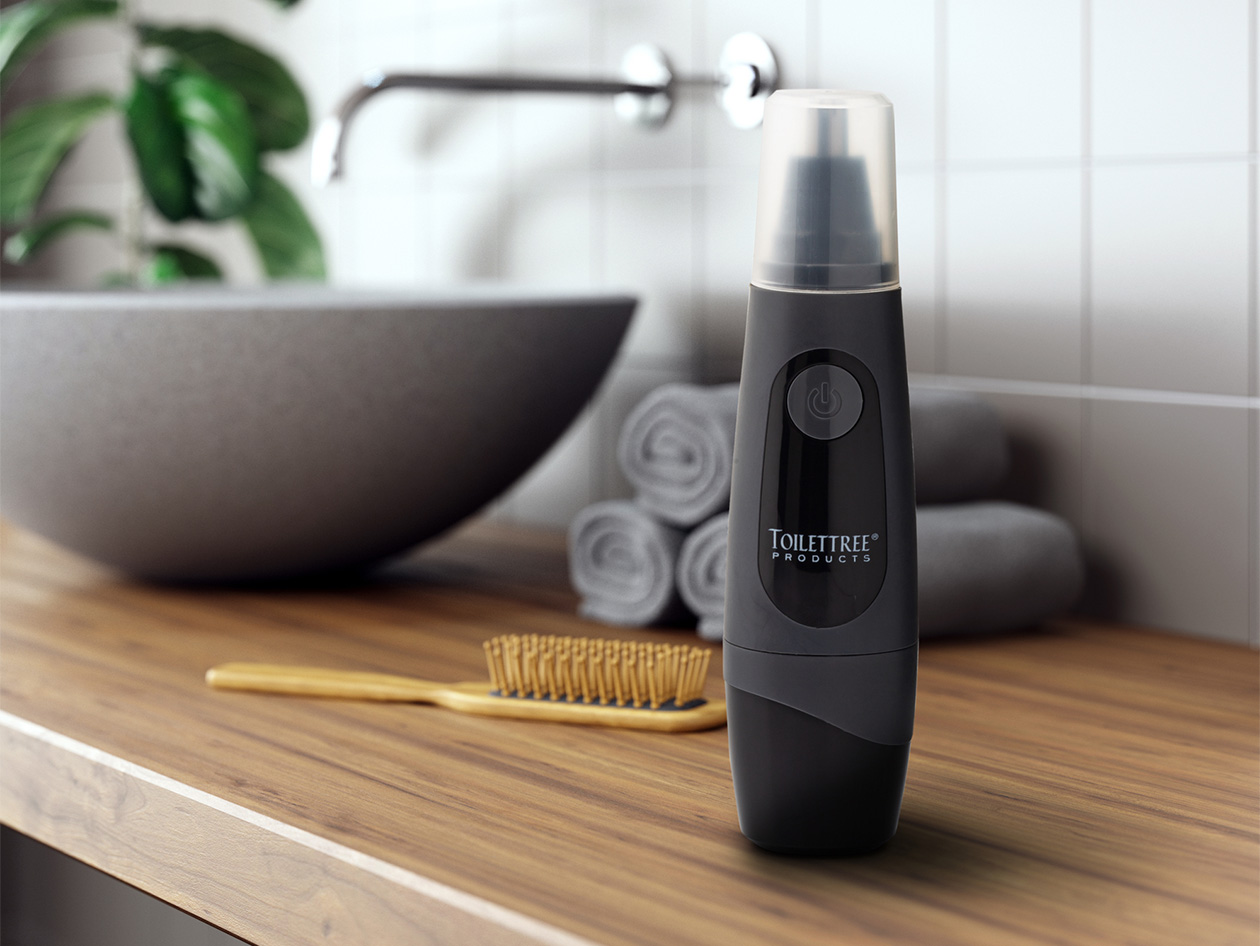 Water-Resistant Nose & Ear Hair Trimmer & Case
