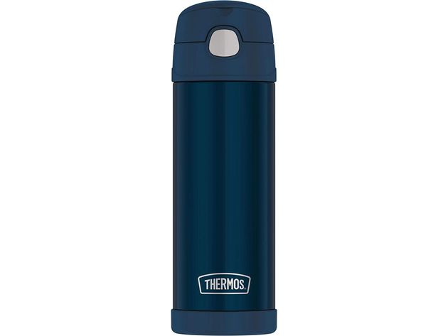 Thermos Stainless Steel Vacuum Insulation Technology Funtainer, 16 Ounce Bottle, Navy