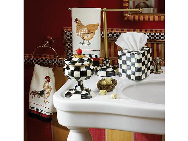 MacKenzie-Childs Lady of the Roost Guest Towel