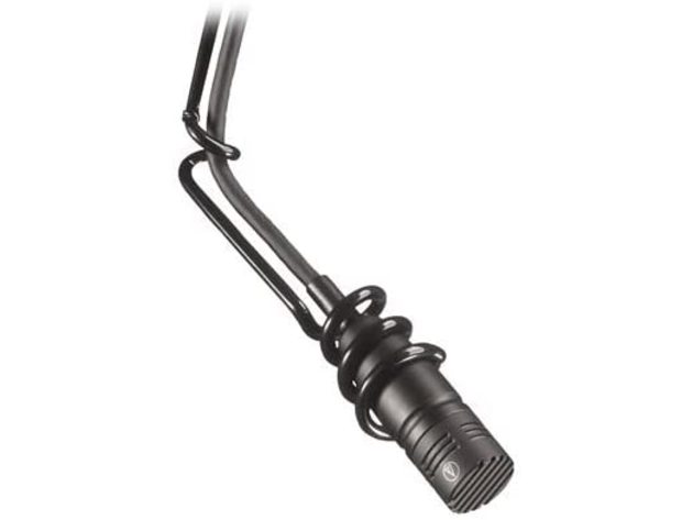Audio-Technica U853R Cardioid Condenser Hanging Microphone 250 Ohms - Black (Like New, Damaged Retail Box)