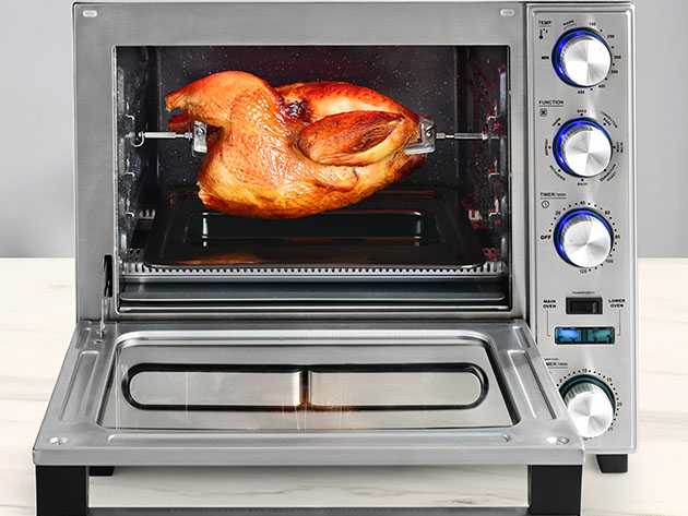 Built in rotisserie deals oven