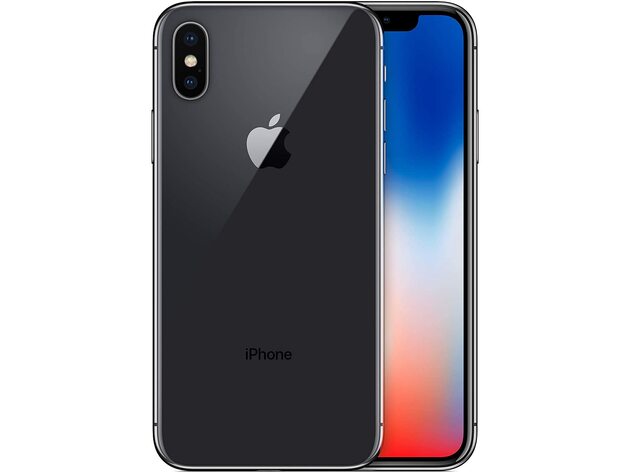 Refurbished Apple iPhone X Fully Unlocked Space Gray / 64GB / Grade A+