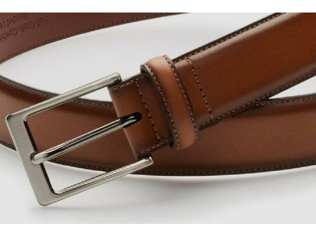 Perry Ellis Men's Portfolio Leather Belt