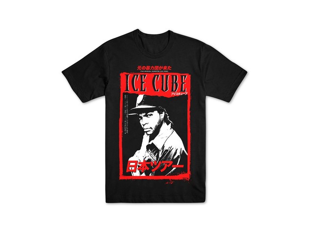 Ice Cube Kanji Men's Graphic T-Shirt Black Size Medium