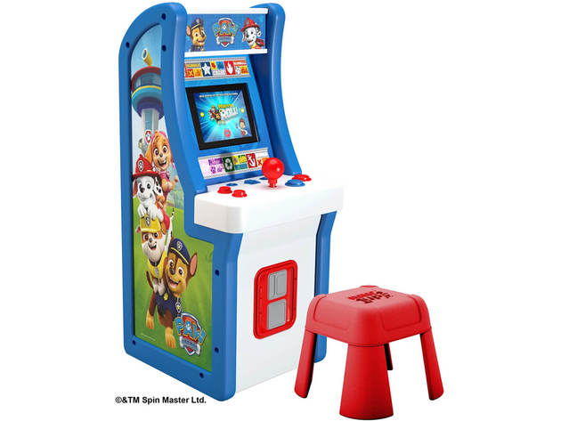 Arcade1up PAWPTRLARCJR Jr. PAW Patrol Arcade Cabinet with Stool