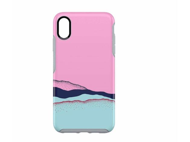 Otterbox Symmetry Series Case for iPhone Xs Max, Gives Maximum Protection and Shields Against Drops, Large, Pink (New Open Box)