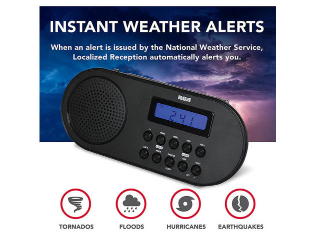 RCA RCWR7 NOAA Emergency Weather Alert Radio