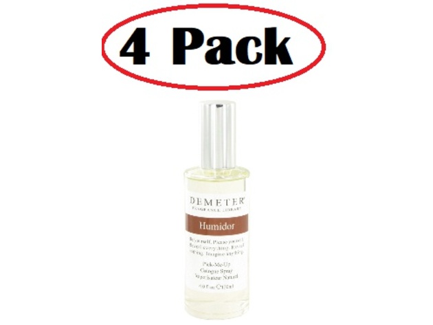 4 Pack of Demeter Humidor by Demeter Cologne Spray 4 oz