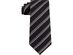 Kenneth Cole Reaction Men's Veloutine Stripe Tie Black Size Regular