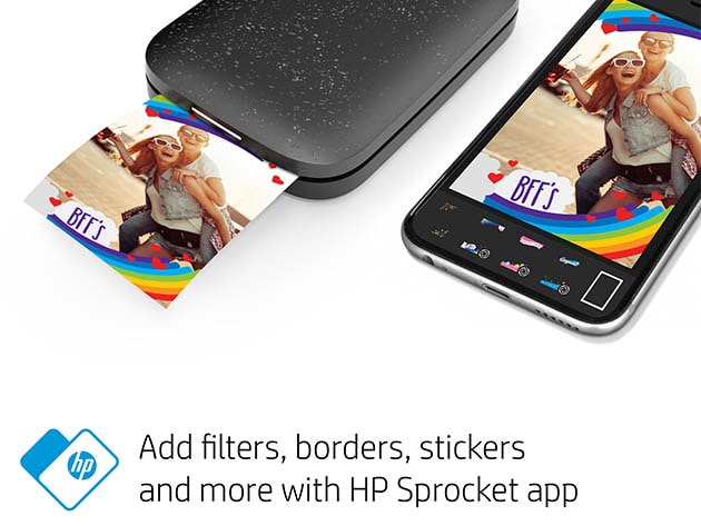 HP Sprocket Portable 2"x3" Instant Photo Printer