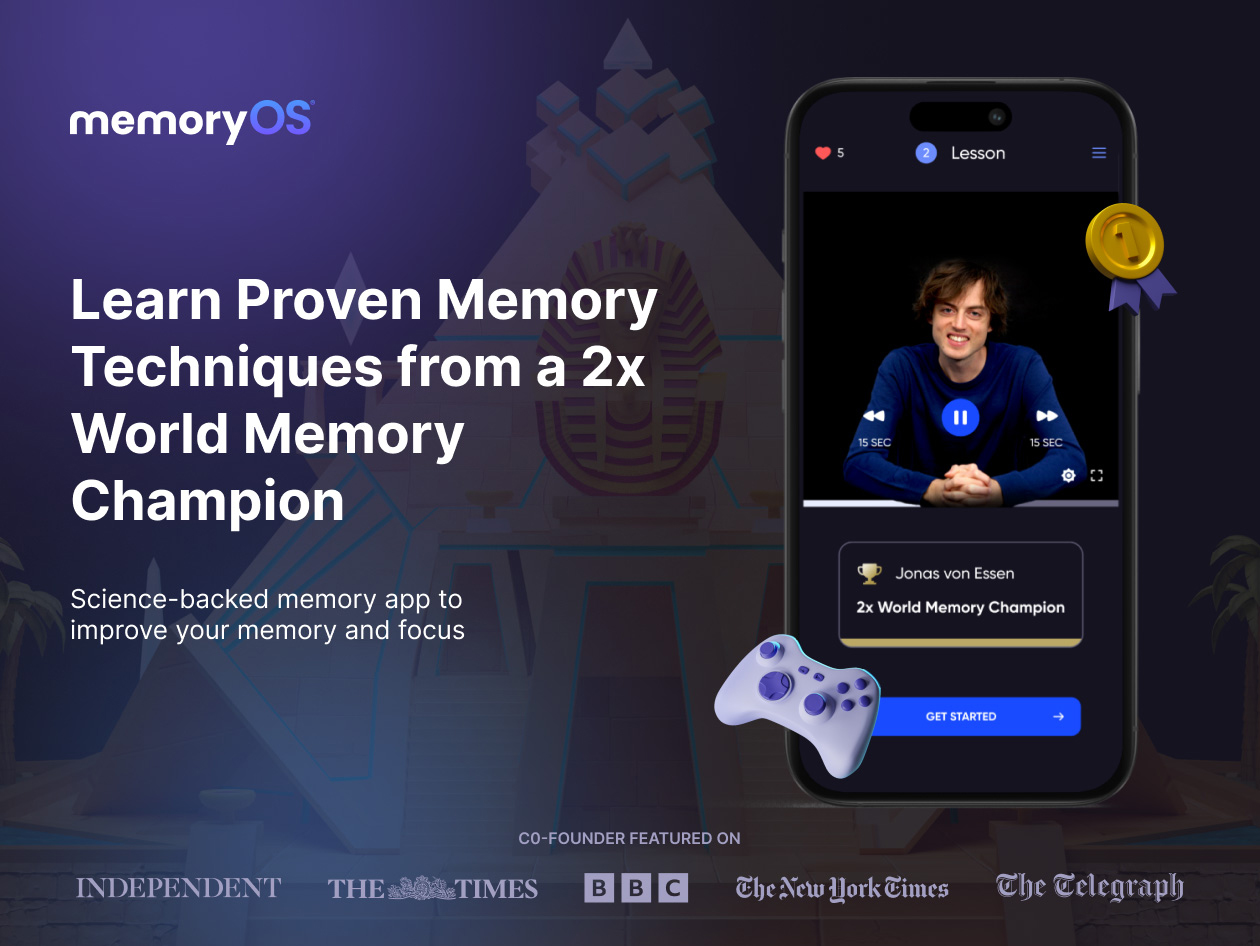 memoryOS Student Plan: Lifetime Subscription