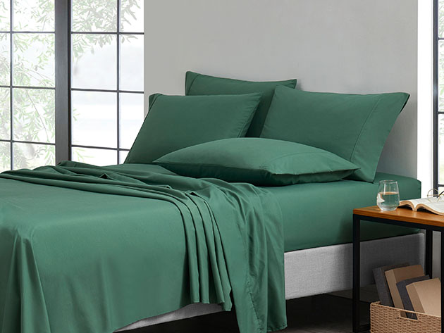 6-Piece Bamboo Comfort Luxury Sheet Set (Emerald/Full)