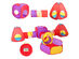 Costway 7pc Kids Ball Pit Play Tents & Tunnels Pop Up Baby Toy Gifts - Red, Yellow, Purple, Blue