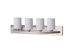 Costway 4 Light Glass Wall Sconce Modern Pendant Lampshade Fixture Vanity Metal Bathroom 