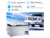 84-Quart Portable Electric Car Cooler Refrigerator / Freezer Compressor Camping - Black + Gray