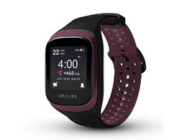 GoBe3 Wearable Health, Fitness, and Activity Tracker (Burgundy)