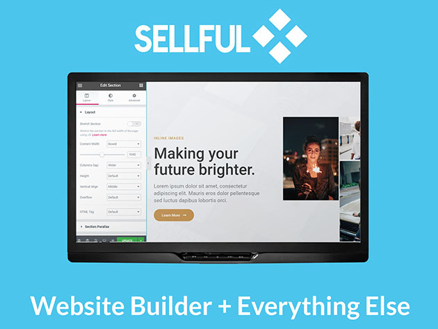 Sellful - White Label Website Builder & Software: Commerce Agency Plan (Lifetime)