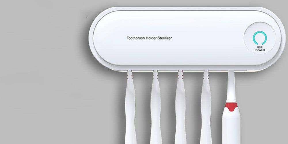 2-in-1 Smart UV Toothbrush Sterilizer & Dryer, on sale for $25.46 when you use coupon code MERRY15 during checkout
