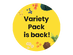 Variety Pack: 4 Flavors