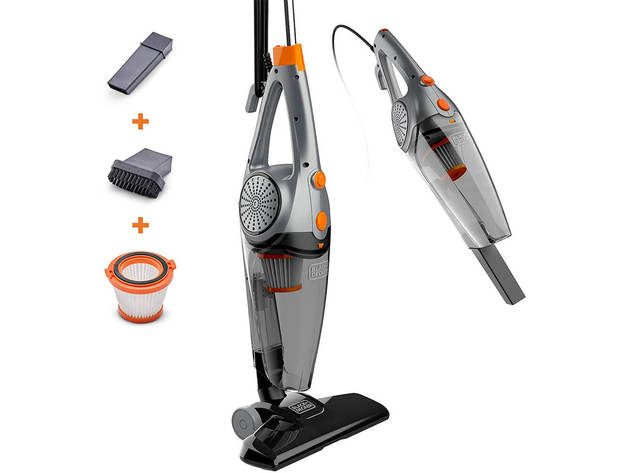 Black & Decker BDXHHV005G Corded 3-in-1 Ultra Lightweight Stick Vacuum - Orange