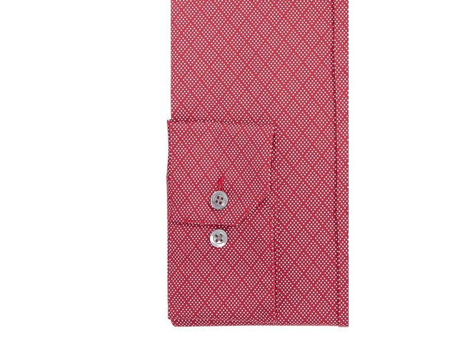 Alfani Men's Slim-Fit Performance Stretch Easy-Care Dress Shirts Red Size 34-35