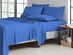 6-Piece Bamboo-Blend Comfort Luxury Sheet Set (Warm Blue/Full)