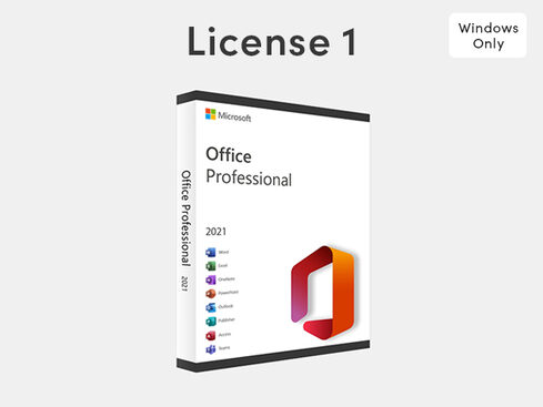 Microsoft Office Professional 2021 for Windows: Lifetime License 