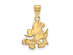 14k Gold Plated Silver Air Force Academy Medium Pendant