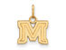 NCAA 14k Yellow Gold Montana State XS Charm or Pendant