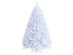 6 Foot White Iridescent Tinsel Artificial Christmas Tree w/ 792 Branch Tips 