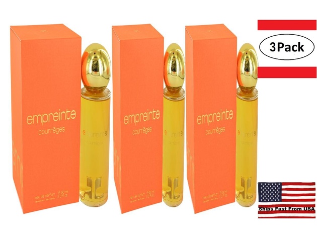 3 Pack EMPREINTE by Courreges Eau De Parfum Spray 3 oz for Women
