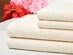 Bibb Home 100% Cotton Flannel Ivory Sheet Set