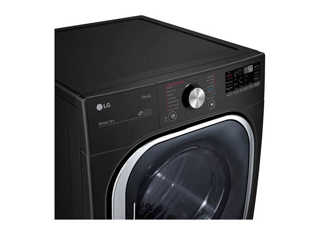 LG DLEX4500B 7.4 Cu. Ft. Black Steel Front Load Electric Dryer