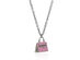 Ferragamo Charms Sterling Silver And Enamel Necklace 705121 (Store-Display Model)